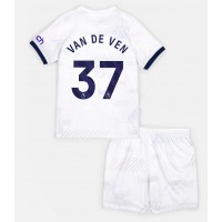 Tottenham Hotspur Micky van de Ven #37 Hjemme Trøje Børn 2023-24 Kortærmet (+ Korte bukser)